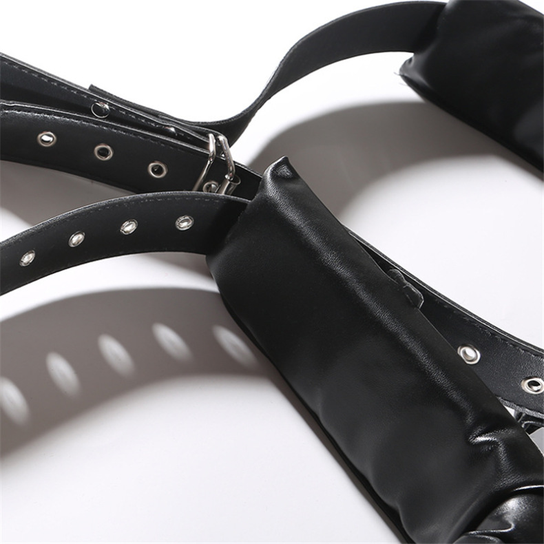 sm分腿器成人用品情趣玩具窥阴器张腿束缚带调情刑具搭配眼罩批发