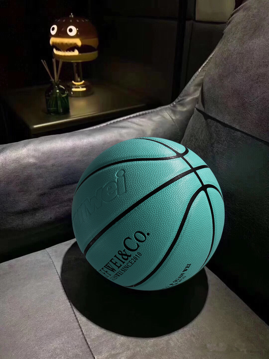 冠威篮球蒂芙尼蓝色4/5/6/7号定制刻字提夫尼绿送礼物蓝球lanqiu