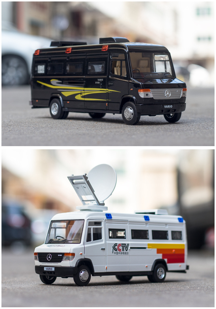 仿真1比32大奔驰威行政版冲锋车直播合金小汽车模型摆件带声光