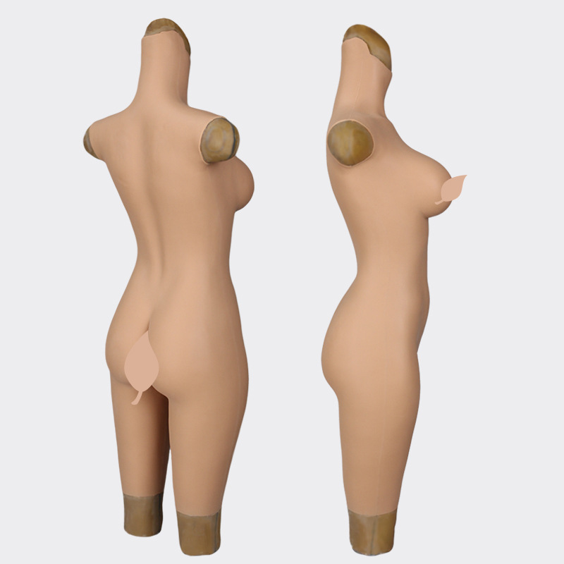 汉歌六代五分连体变装义乳提臀可插入 硅胶假胸 伪娘用品男用内裤