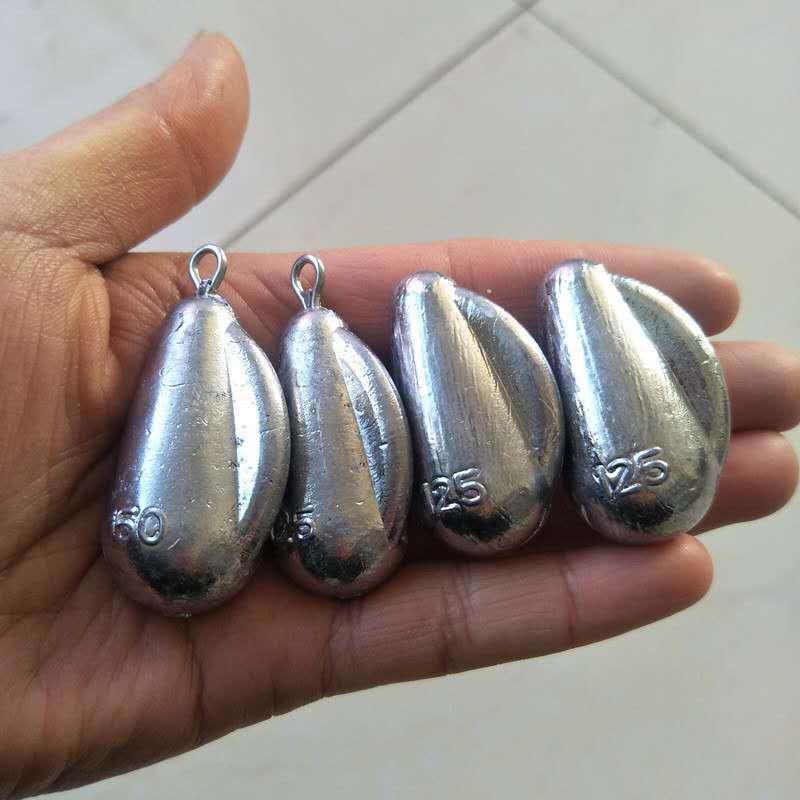 海钓挂环铅坠 大克重船钓子弹铅 异型快挂铅坠 渔具配件用品批发