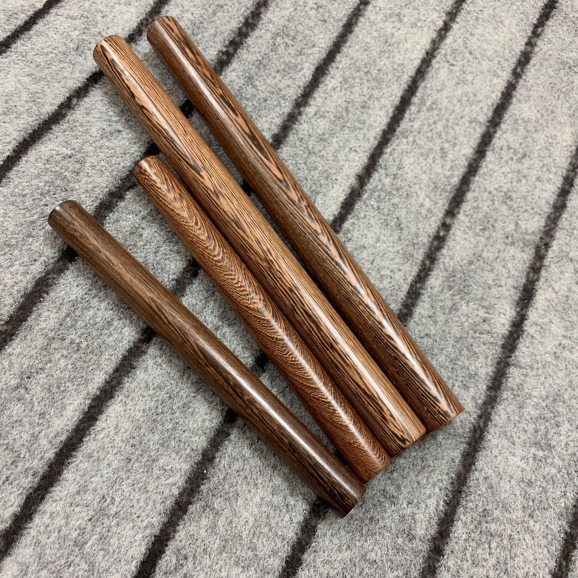 鸡翅木擀面杖黑檀擀面杖白皮面杖 饺子皮擀面杖压面杖工艺品批发