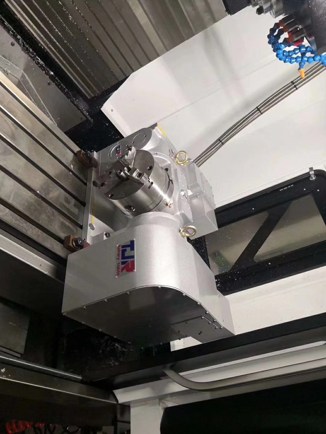 批发潭佳五轴分度盘 倾斜轴可选配油刹 far-125双气刹5轴cnc