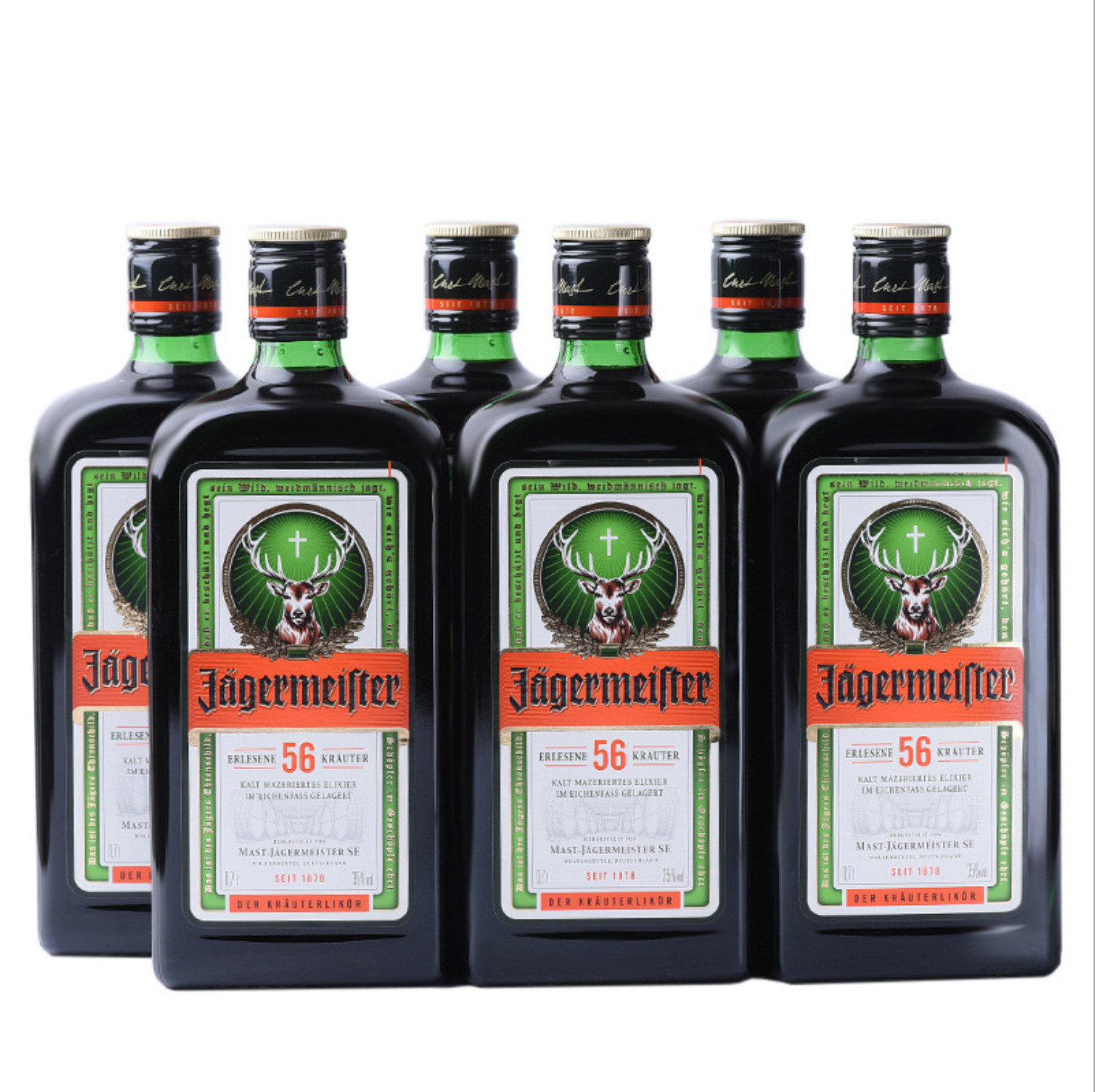 野格利口酒野格圣鹿力娇酒700ml洋酒野格56版野格德国原装进口