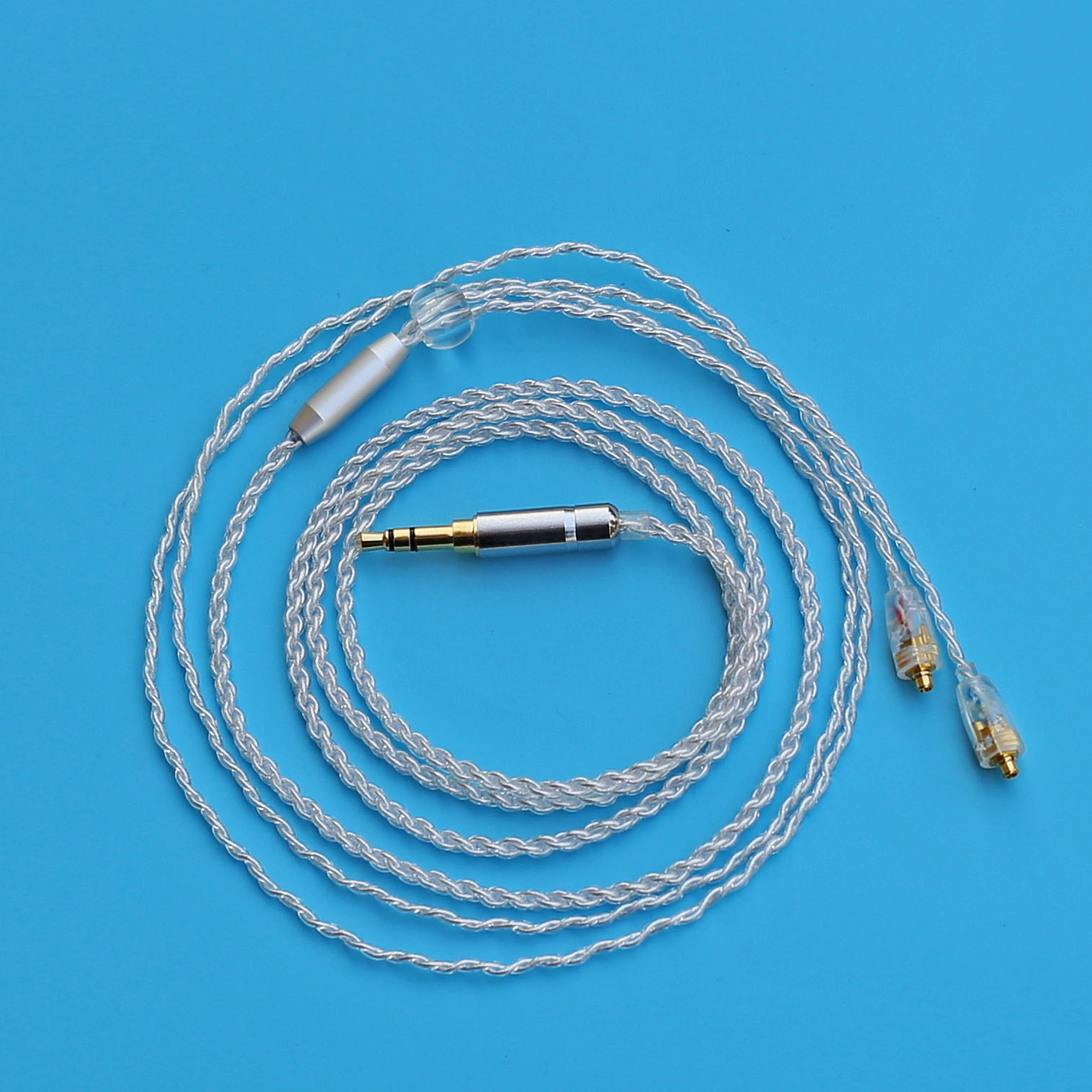 定制diy耳机线材镀银线膨胀插口 柔软便宜的hifi发烧级mmcx插拔线