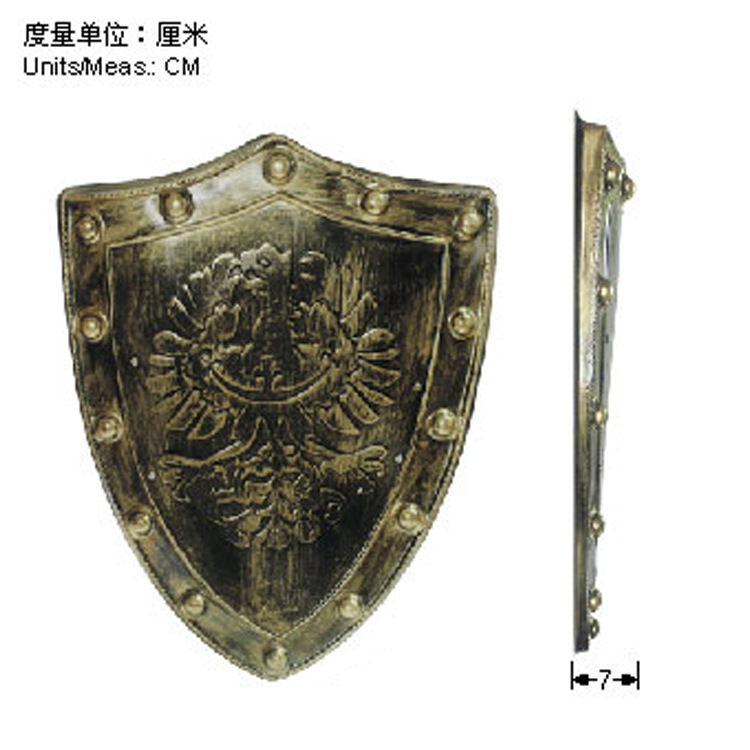 罗马帝国pvc盾牌 cosplay武器pu影视道具 玩具刀剑盾牌安全装饰