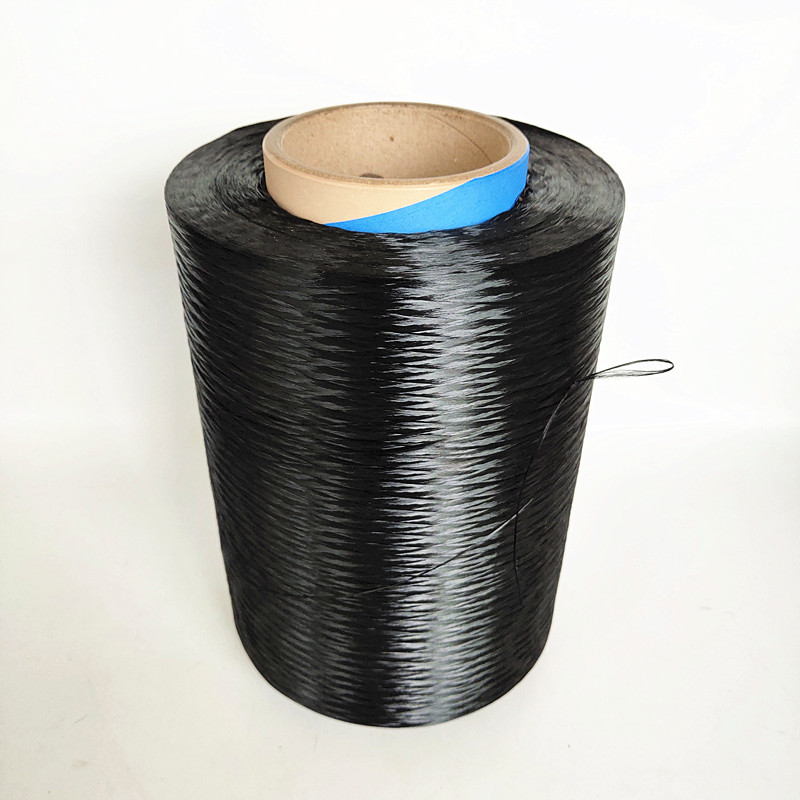 高压管用编织线 60捻黑色1500d高强涤纶捻线 增强拉力编织线