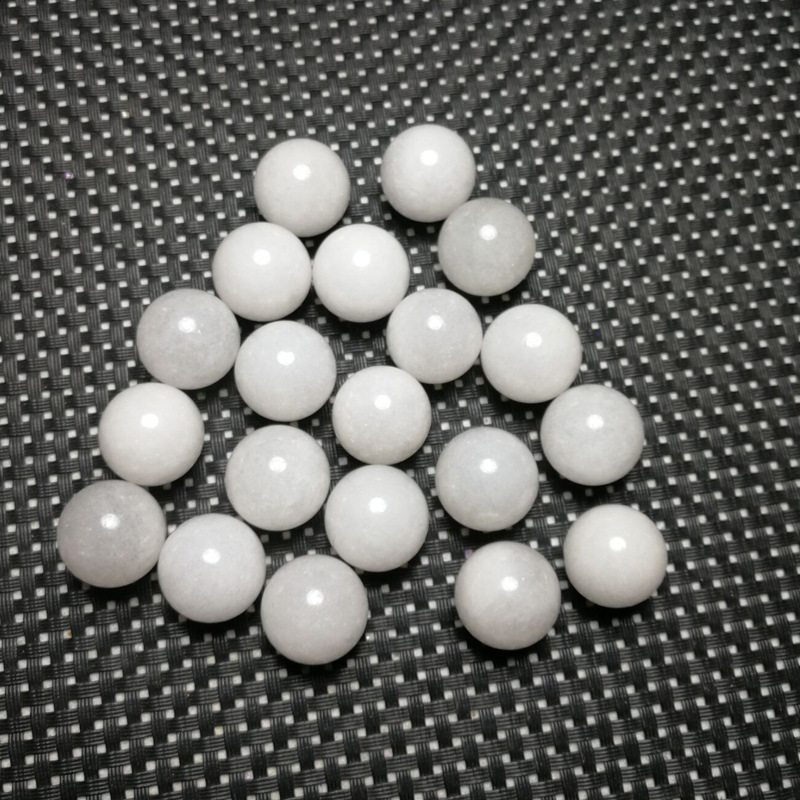 无孔直径20毫米汉白玉球珠子 单粒价