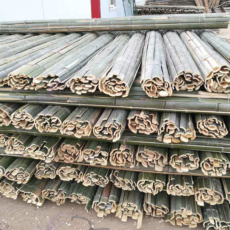 温室拱棚竹片厂家 1米竹条 竹条 竹片压条规格可定制量大从优