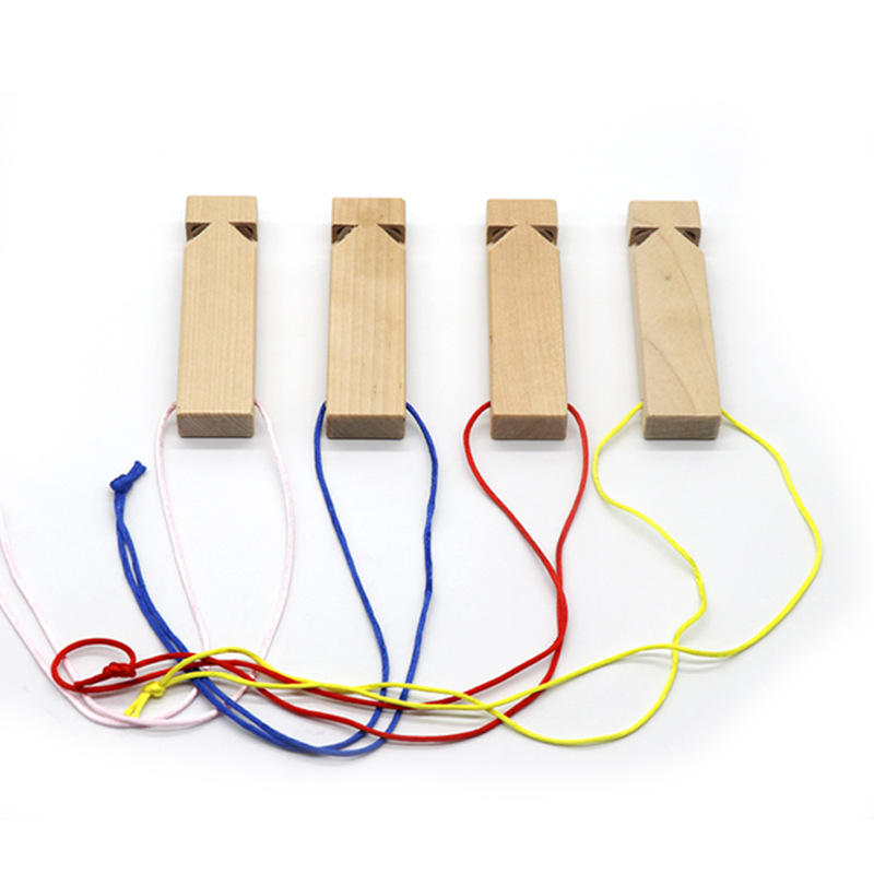 diy木质口哨白坯 火车声音口哨 绘画涂鸦木口哨 木火车笛双排口哨