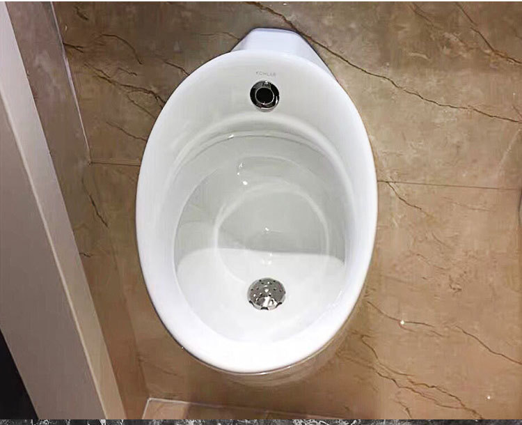 挂墙式小便斗下水管小便器隔臭管小便池排尿管带不锈钢头过滤网