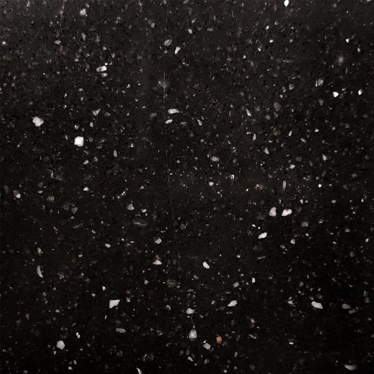 黑色人造石 黑色白点人造石 人造大理石颗粒板 商场人造石地面板