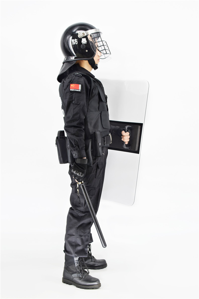 0mm加厚防暴盾牌防爆安保器材保安防护安防武装部训练用品