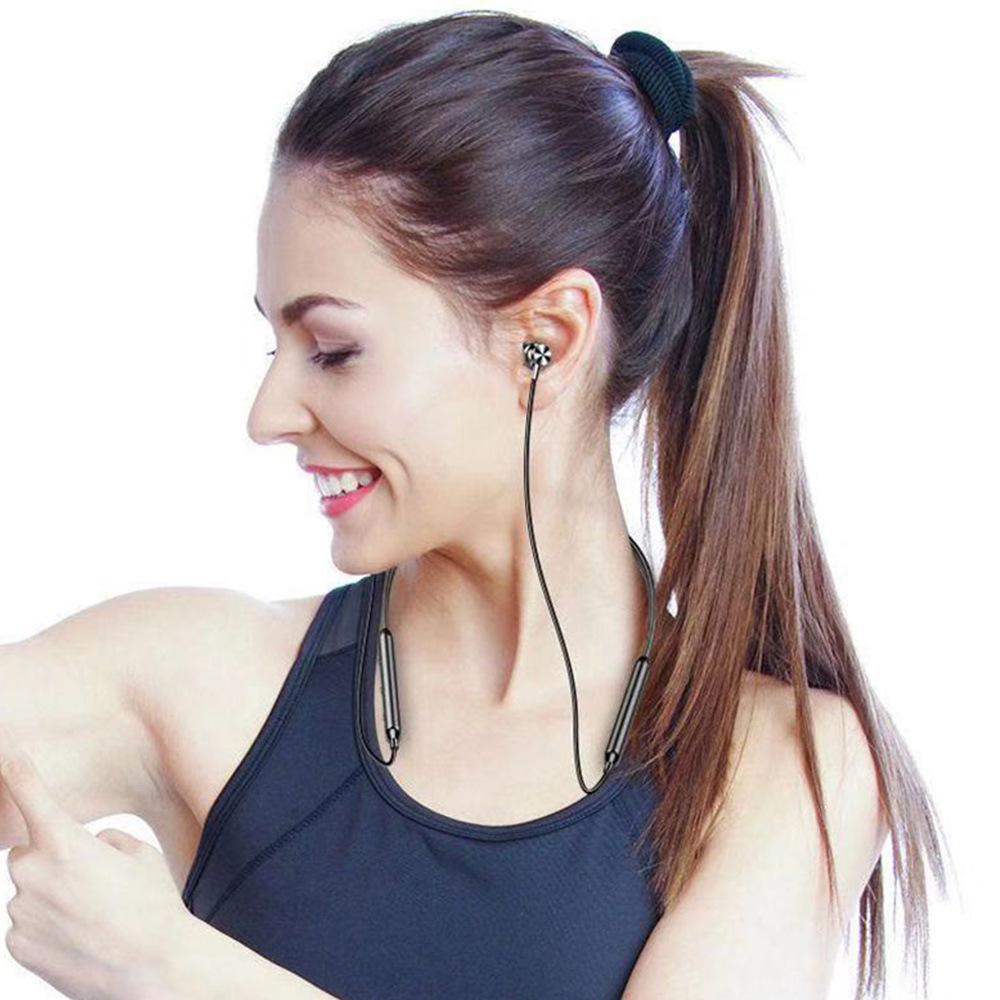 0无线蓝牙耳机脖挂蓝牙运动耳机磁吸运动户外耳机