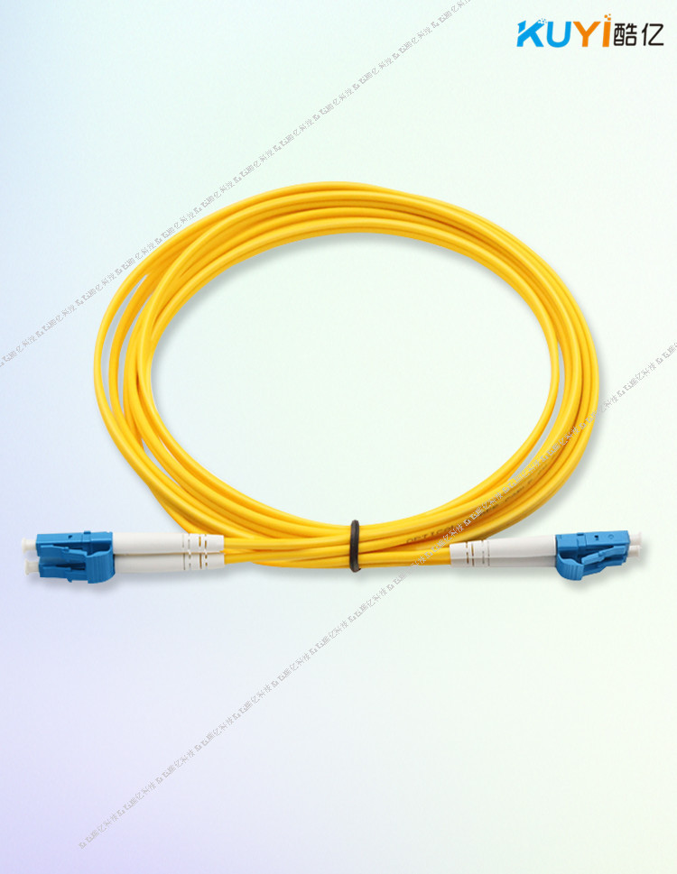 lc-lc光纤跳线 小方头电信级3米单模单芯upc尾纤 可定制