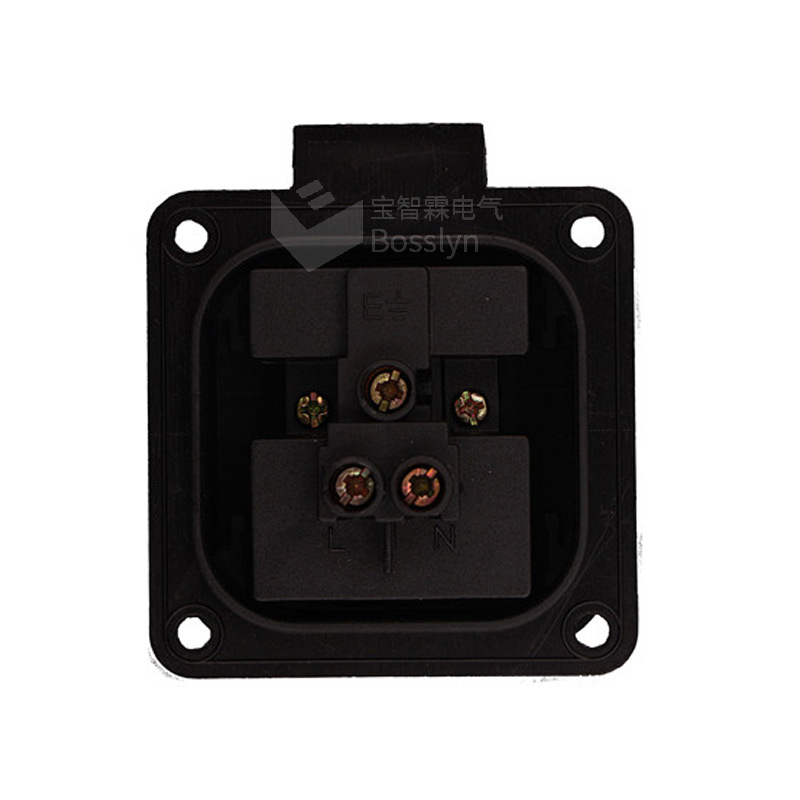 13a英规防水插座 ip54马来西亚户外防水插座带盖 英式电箱插座