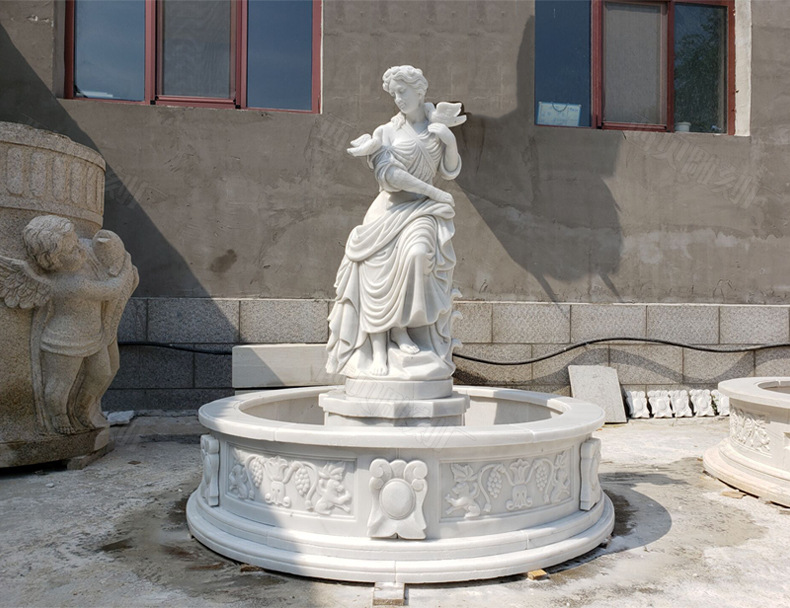 大理石喷泉,石雕景观喷泉02