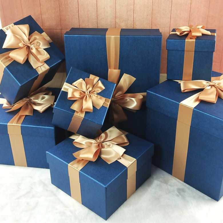 超大号礼盒堆头生日礼物包装盒情人节纸盒50cm圣诞礼品盒定做特大