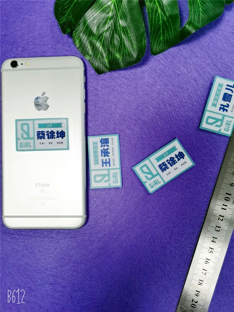 青春有你2名牌贴纸许佳琪蔡卓宜费沁源虞书欣符雅凝安崎同款周边