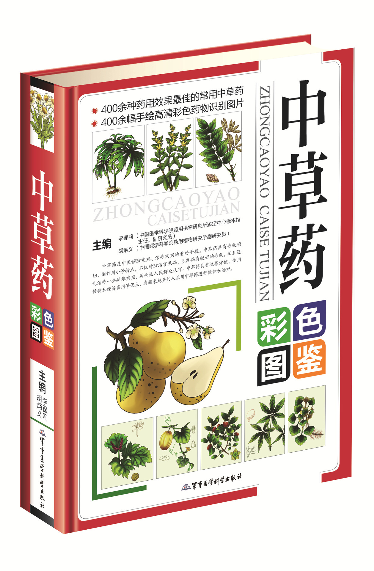 批发中医养生保健书图书1件代发正版 中草药彩色图鉴 总74种 10/4