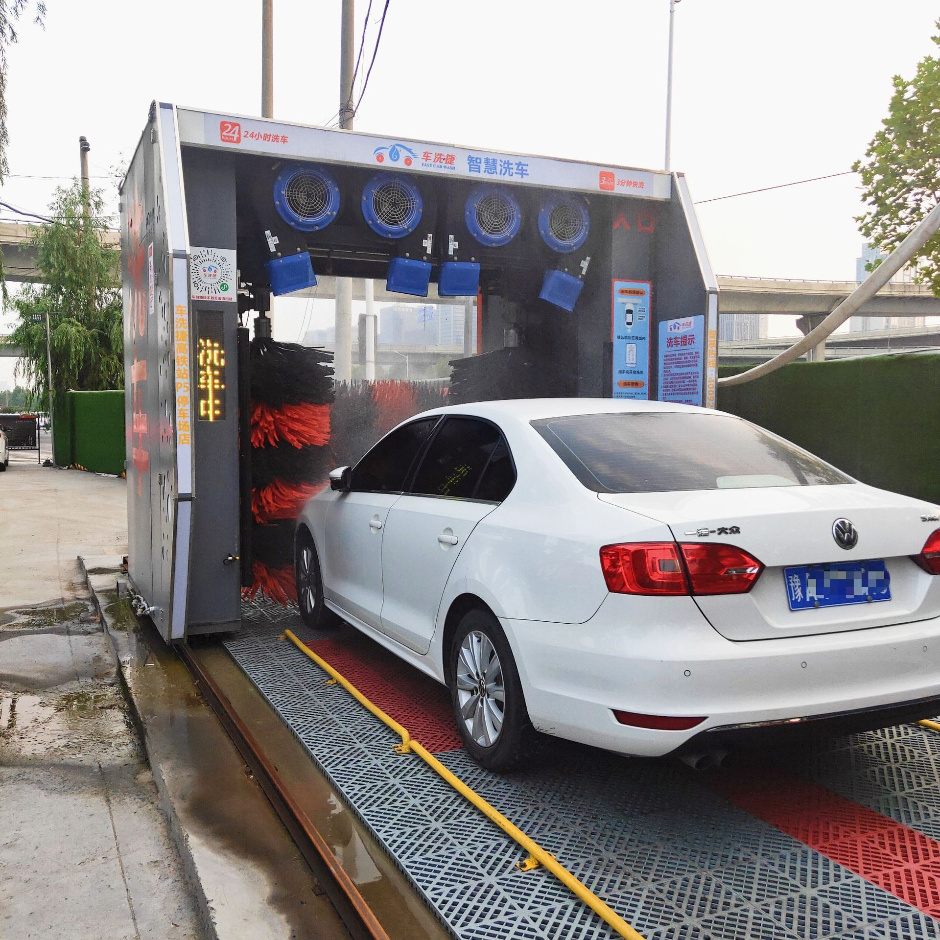 无人值守全自动洗车机厂家报价电脑洗车机智能洗车机