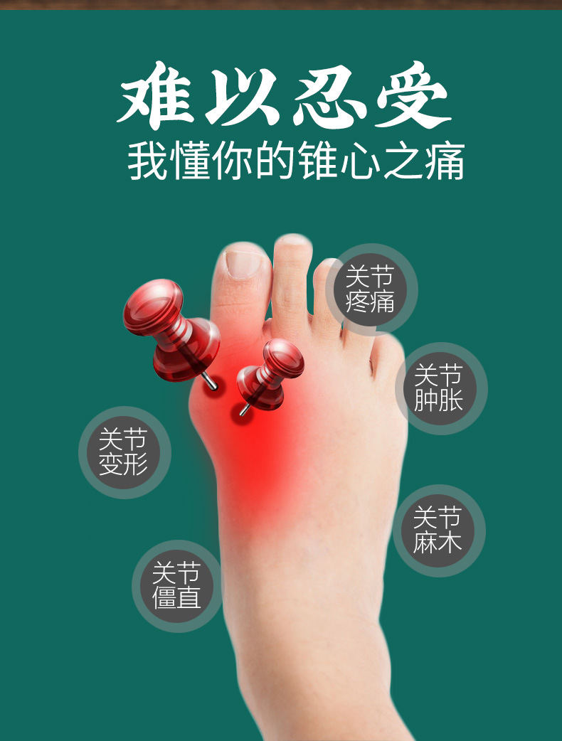 怪太太痛风膏 痛风膏贴结晶脚趾肿胀手指关节不适保健膏 一件代发