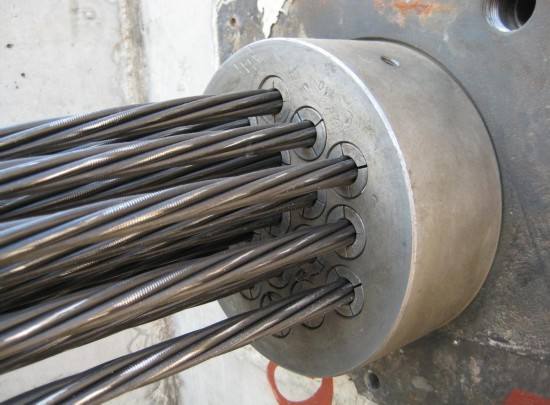 桥梁预应力锚具夹片 锚垫板 工作锚四件套张拉锚具连接器基抗圆锚