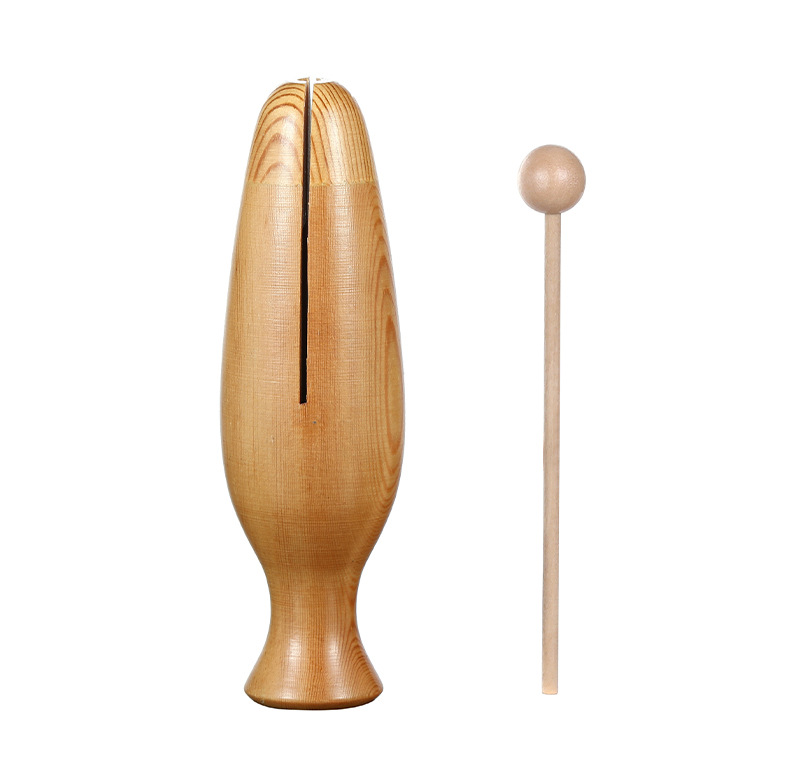 奥尔夫音乐亲子早教 木质木色儿童打击乐器 lp1木鱼