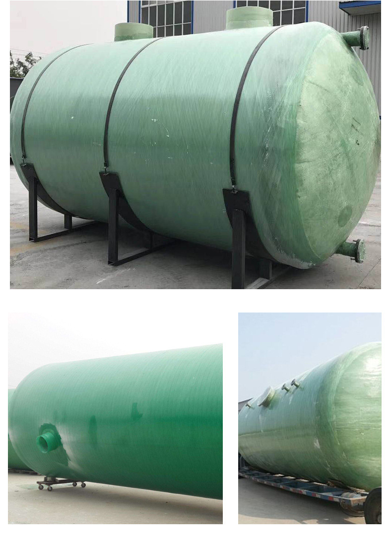 玻璃钢缠绕水罐 1-100方立卧式消防水罐沉淀池生活用水玻璃钢储罐