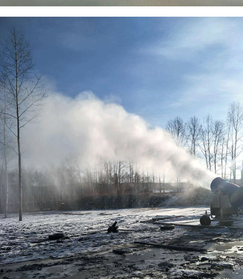 大型人工造雪机 360度全自动造雪机 户外滑雪场专用飘雪设备