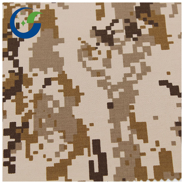 厂家供应涤棉迷彩方格布迷彩面料冲锋衣登山服工装面料