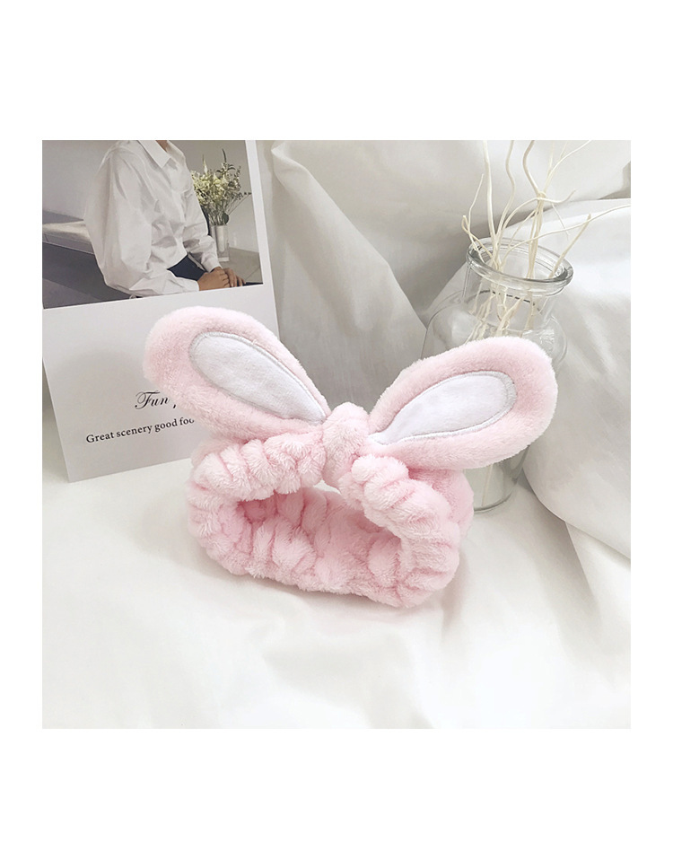 Hair Band Wholesale Cute Cute Three-Dimensional Rabbit Ears Face Wash Headband Headband Hair Accessories Headdress Hairpin Headband Hair Ring