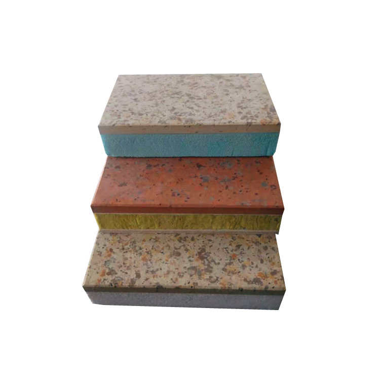 内外墙保温装饰一体板 装饰挂板 仿石材真石漆饰面一体板厂家