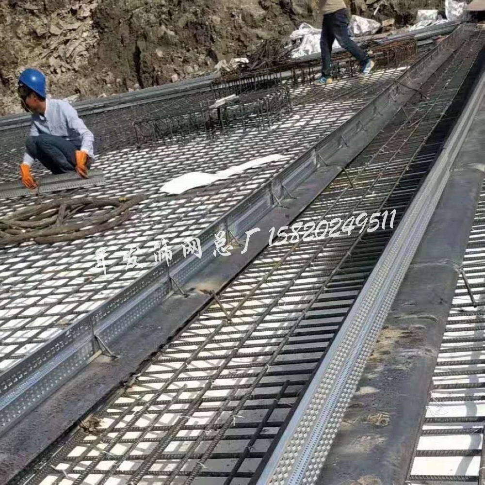 止水鱼鳞网工厂现货舌状型后浇带新型快易收口网