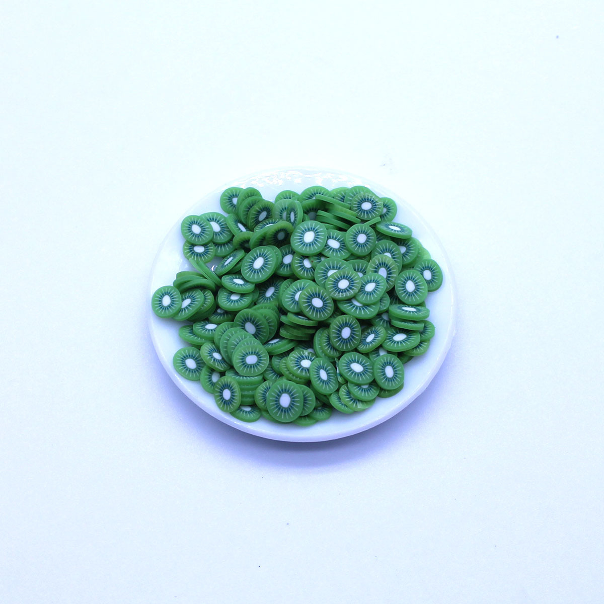 5mm软陶水果切片仿真香橙柠檬香蕉西瓜猕猴桃水晶泥史莱姆填充物