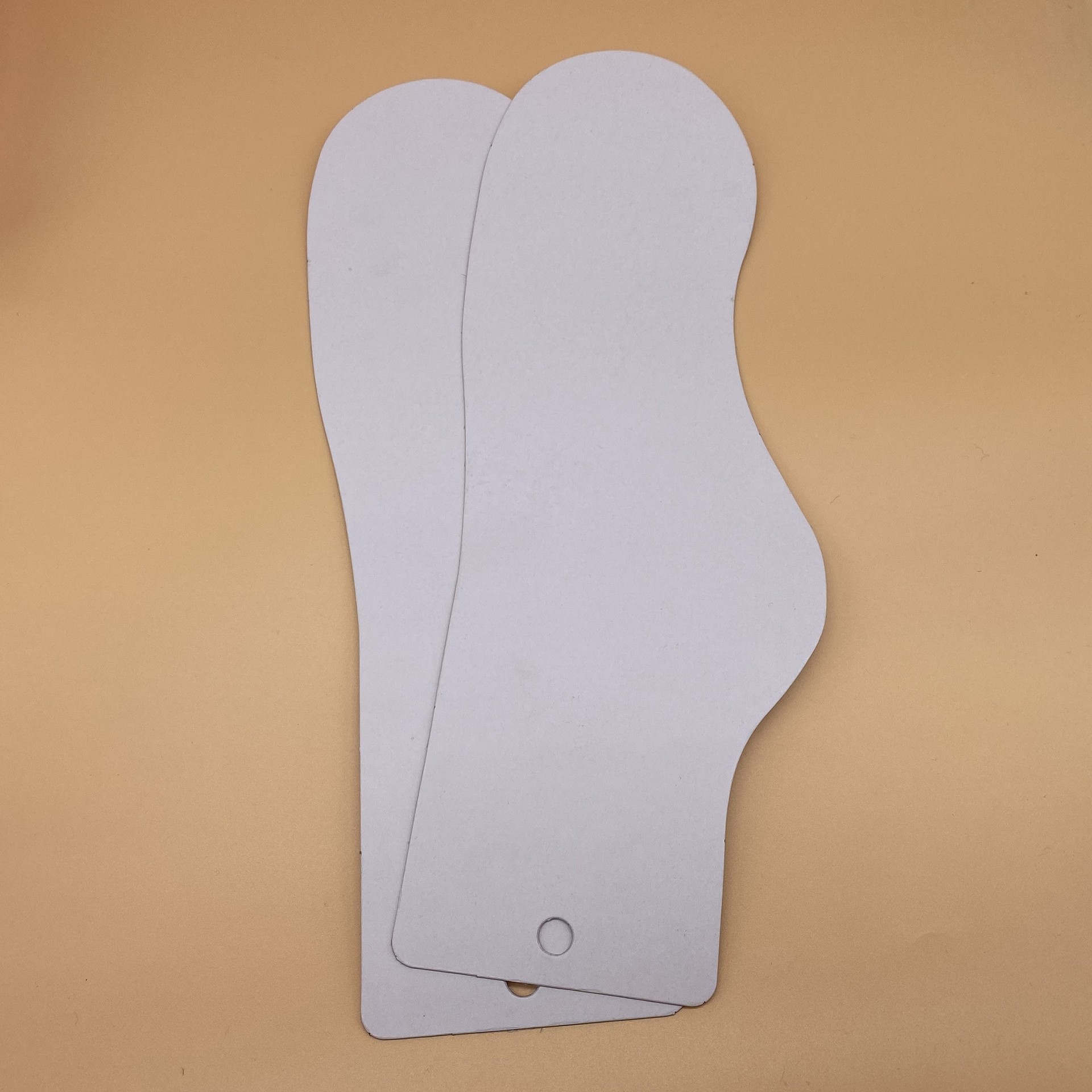 批发不规则船袜硬纸卡创意灰板纸丝袜纸卡袜子定型袜卡