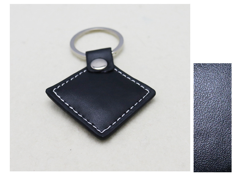 厂家批发皮质钥匙扣rfid芯片rf08防水可复制挂件门禁卡电梯考勤
