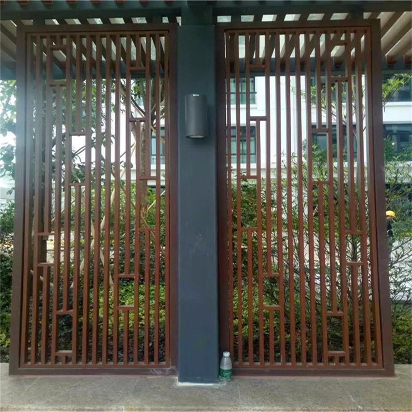 铝管焊接格栅 铝材隔断格栅 金属室内外装饰材料