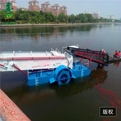 水草收割打捞设备 全自动大中小型割草船 小型保洁船价格