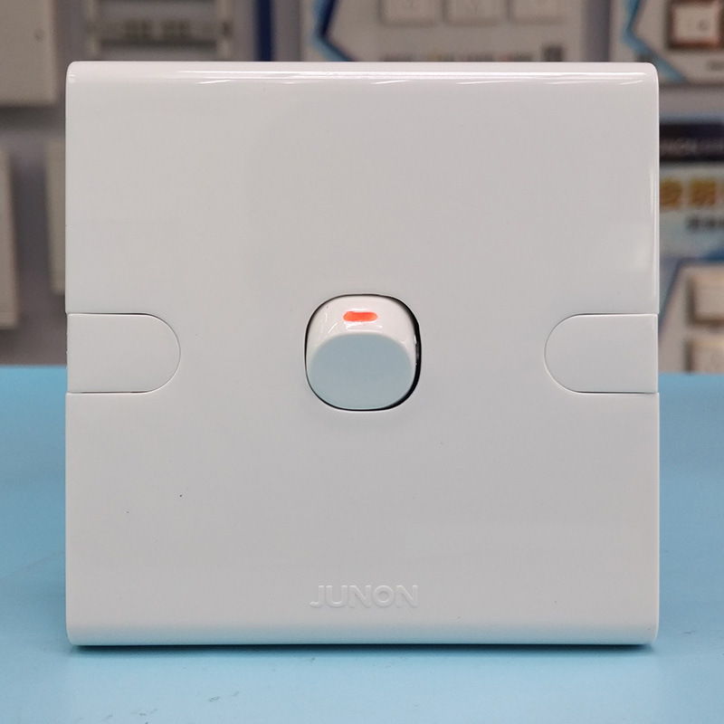 俊朗 b系列小按键墙壁插座开关面板86型一位 单控b811双控b812