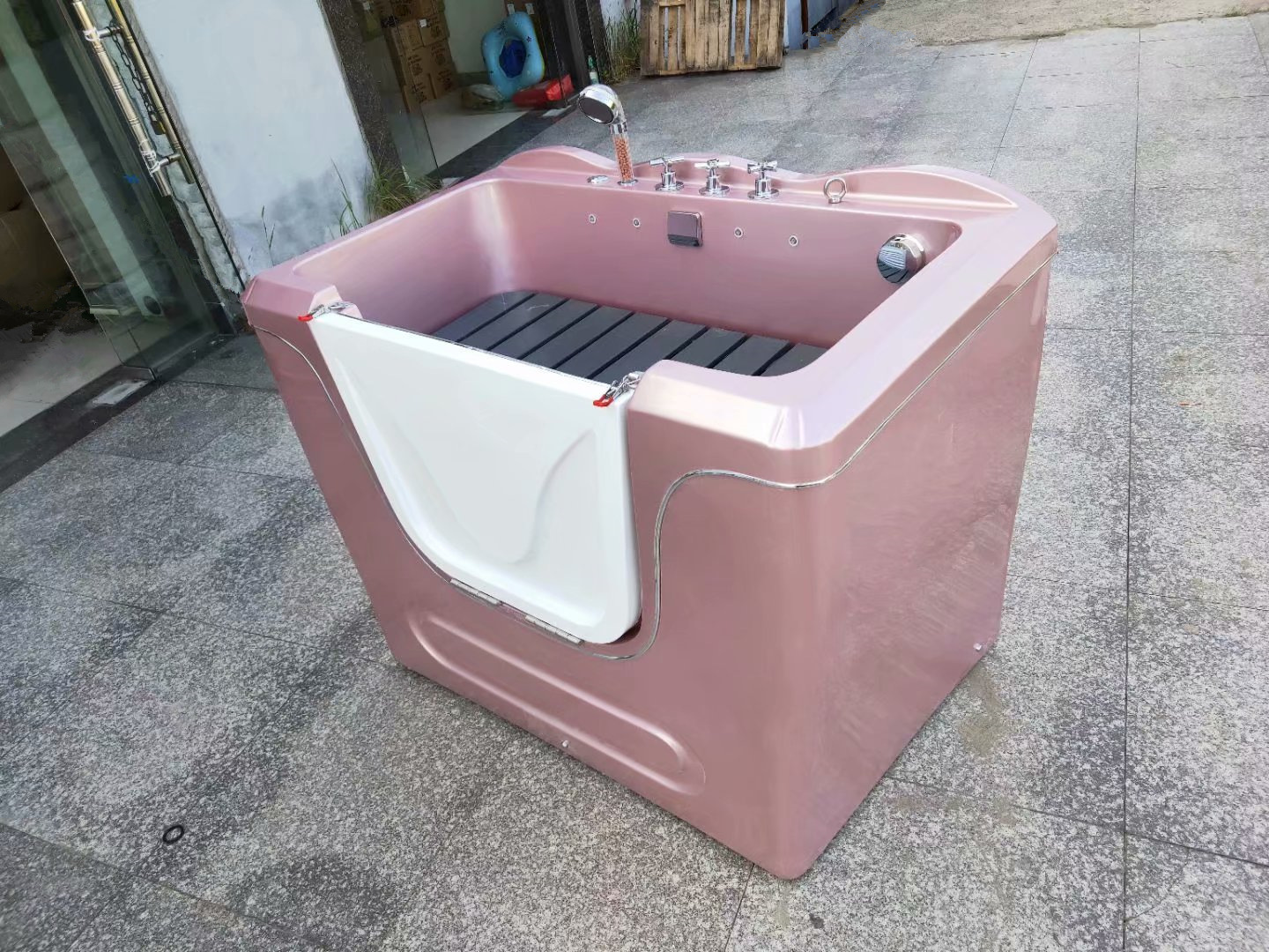 大型犬宠物spa机大狗spa浴缸按摩洗澡池泡泡浴冲浪宠物洗澡机