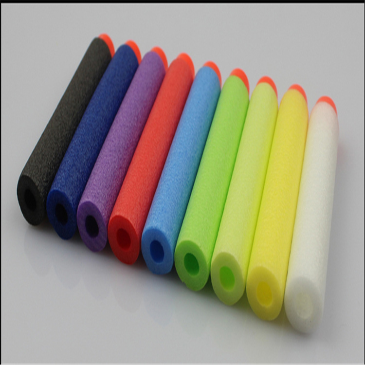 厂家直销 批发软弹枪子弹 带孔空心软头精英弹 eva软弹 欣胜玩具