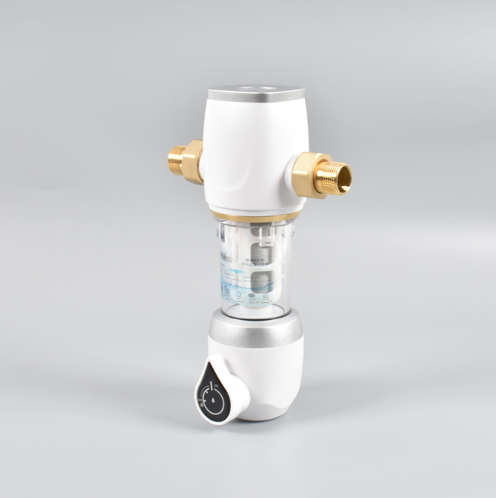 自动清洗款前置过滤器 反冲洗 自来水不锈钢全屋中央净水器机家用