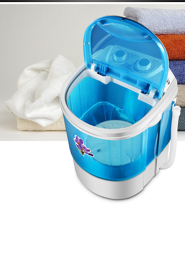 迷你洗衣机婴儿童半自动小洗衣机带甩家用微型洗衣批发