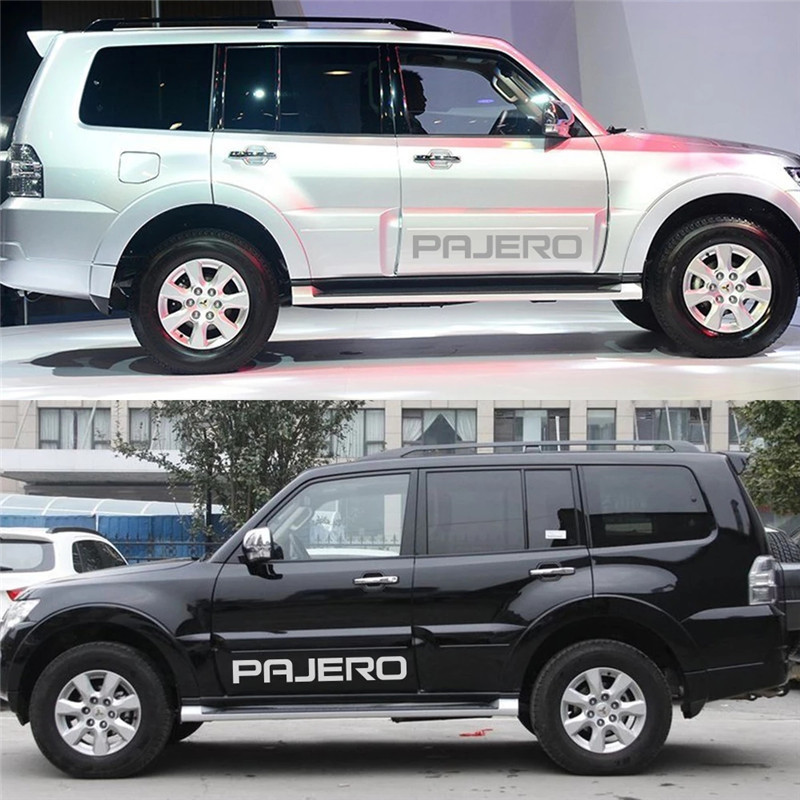 适用于三菱帕杰罗pajero侧裙贴纸车门拉花汽车车贴划痕遮挡a111