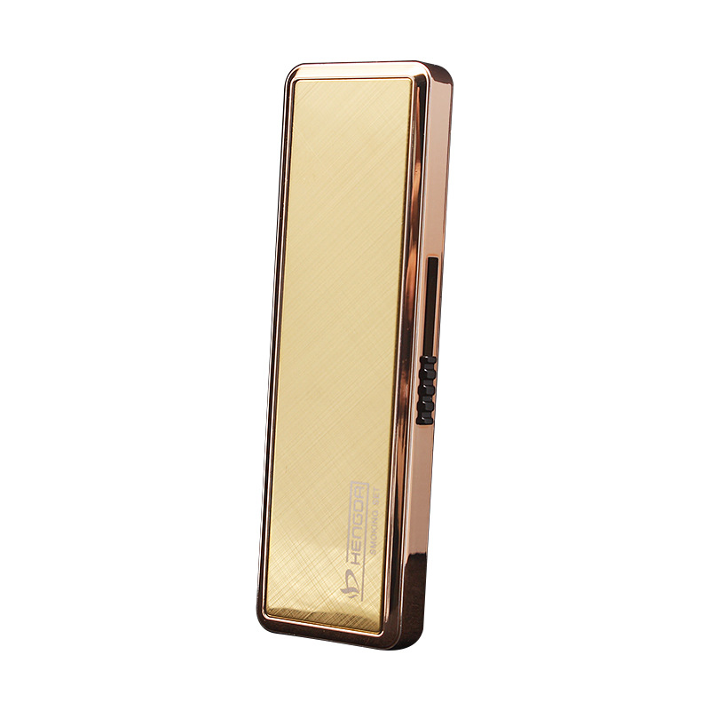 A13 Women's Strip Charging Lighter Portable Push-Pull Rebound Ultra-Thin USB Cigarette Lighter Factory Direct Supply
