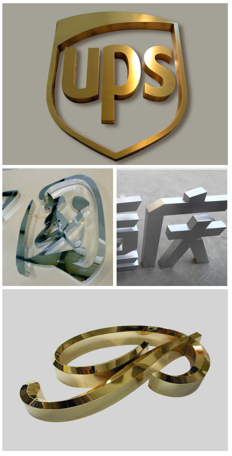 精工空心不锈钢金属字 拉丝不锈钢金属字定制 空心树脂字厂家直销