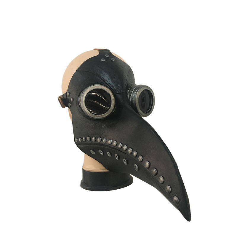 Factory in Stock Steampunk Plague Doctor Mask Beak Latex Mask Personalized Protective Foam Splash-Proof Artifact