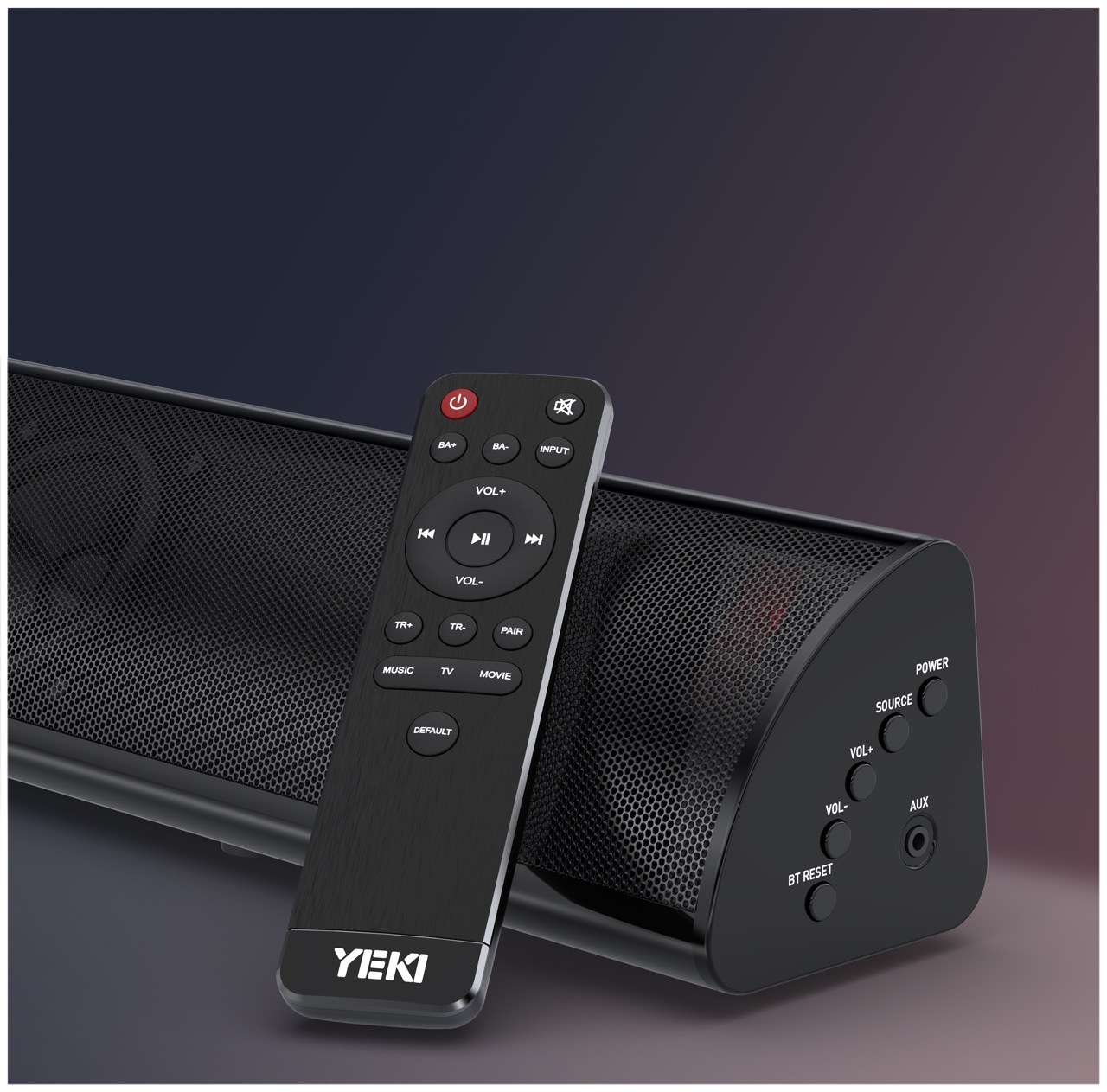 soundbar条形超重低音炮插卡音响 无线声霸蓝牙音箱hk-018c-报价