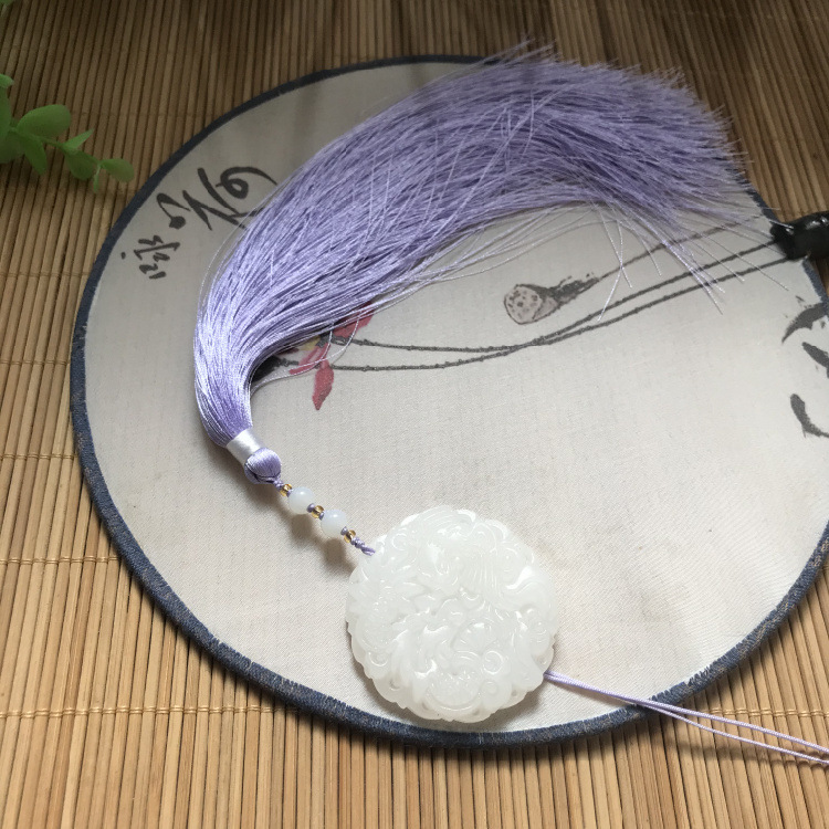 古风汉服龙凤呈祥玉佩流苏腰佩吊坠禁步挂件玉坠旗袍压襟挂饰批发